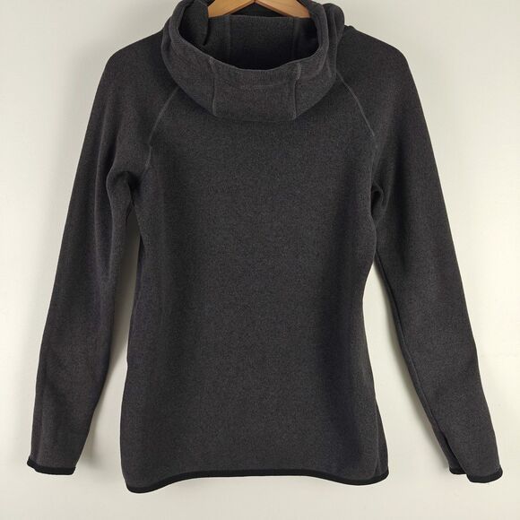 Nike Hypernatural Therma Fit Hoodie Women’s Dark Gray Knit Pullover Size M - Picture 6 of 10